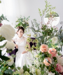 ソロウェディング写真