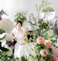 ソロウェディング写真