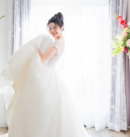 ソロウェディング写真