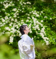 ソロウェディング写真